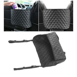 Car Storage Bag Large Capacity Handbag Holder Organizer Between Seats Black NEW!